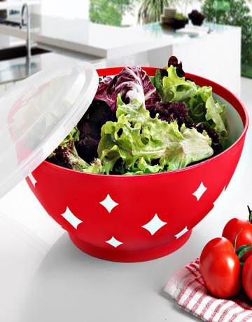 Urve Yıldız Yuvarlak Kase 3 Lt Kapaklı